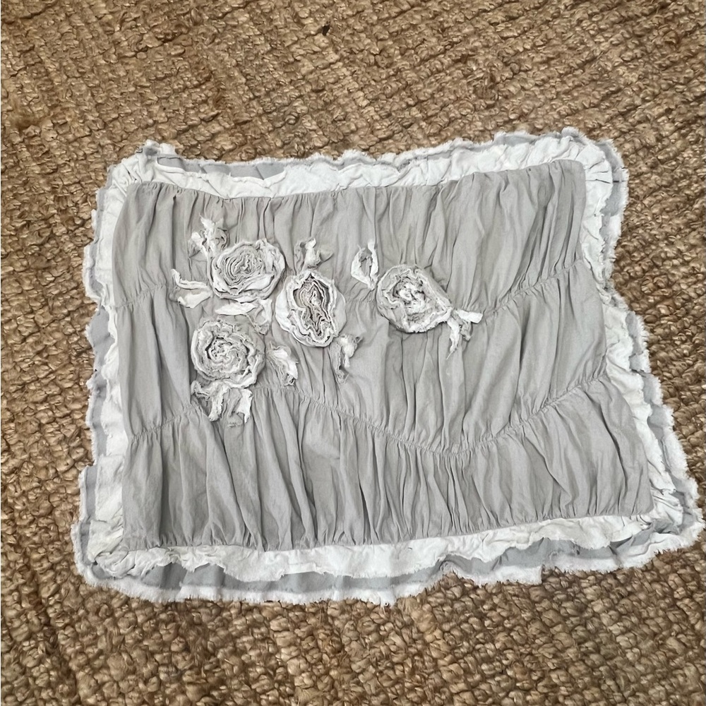 Soft surroundings pillow shams shabby chic standard
